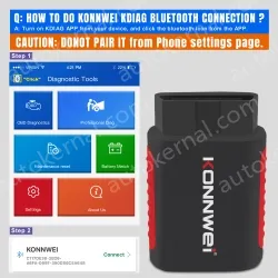 K DIAG Automotive Fault Diagnosis Instrument Engine Fault Reading Fault Code Query Playback Function Testing Tools