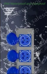 Emerald green Duplex red panel 3 holes