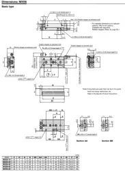 Air Slide Table MXS Series