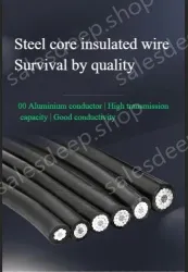Steel core insulated wire 10KV3.4 thickness*JKLGYJ-16/3