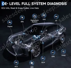 ANCEL FX5000 Automotive Code Reader OBD Full System Diagnostic Tool