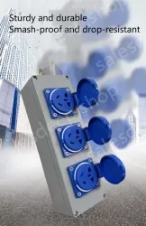 Emerald green Duplex red panel 3 holes