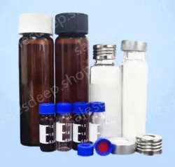Chromatography vial with solid cap 60 ml