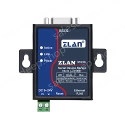 Rail/desktop serial server