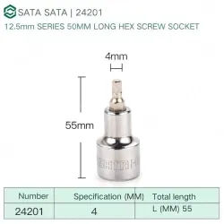 Dafei 4mm with a total length of 55mm-24201