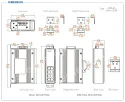 UOTEK 8-Port Full Gigabit Ethernet Switch